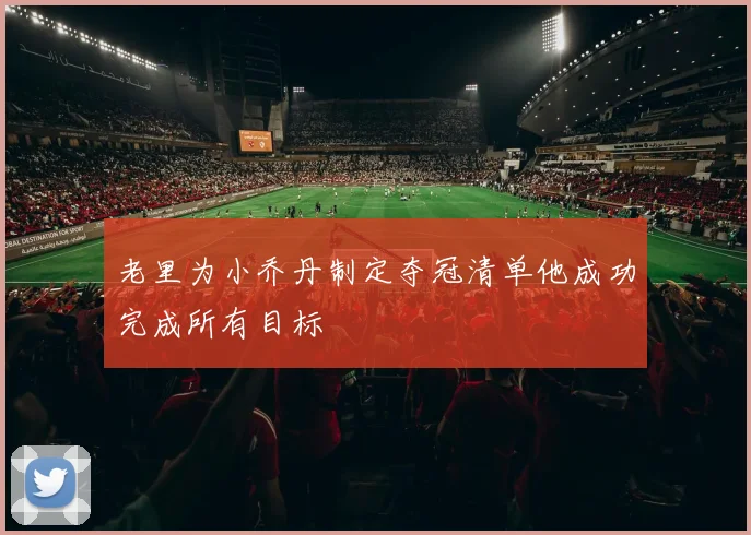 老里为小乔丹制定夺冠清单他成功完成所有目标