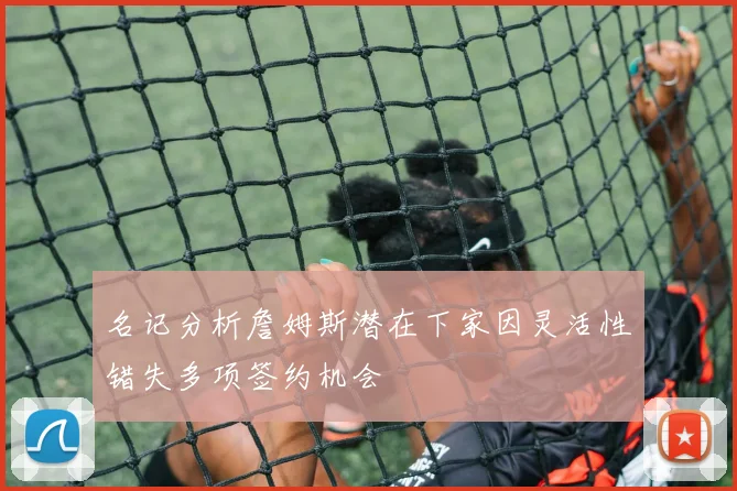 名记分析詹姆斯潜在下家因灵活性错失多项签约机会